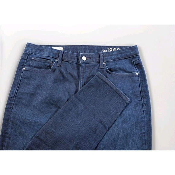 Gap 1969 Denim - Gap 1969 Jeans Women's 31s High Rise Skinny Blue Denim Stretch Casual Preppy